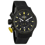 EDOX CHRONORALLY CHRONOGRAPH BLACK DIAL ED10302-37NJ-NOJ3 MEN'S WATCH
