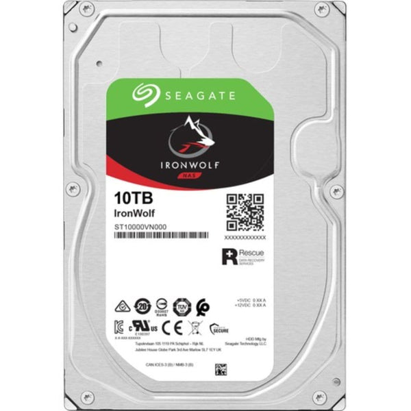 SEAGATE ST10000VN000 IRONWOLF AIR 10TB NAS 3.5IN 6GB/S SATA 256MB