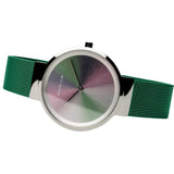 BERING 10X31-ANNIVERSARY1 GREEN STAINLESS STEEL MESH WOMEN WATCH