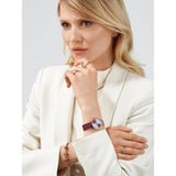 Bering Polished Burgundy Mesh Strap Women Watch 10X31-Anniversary3