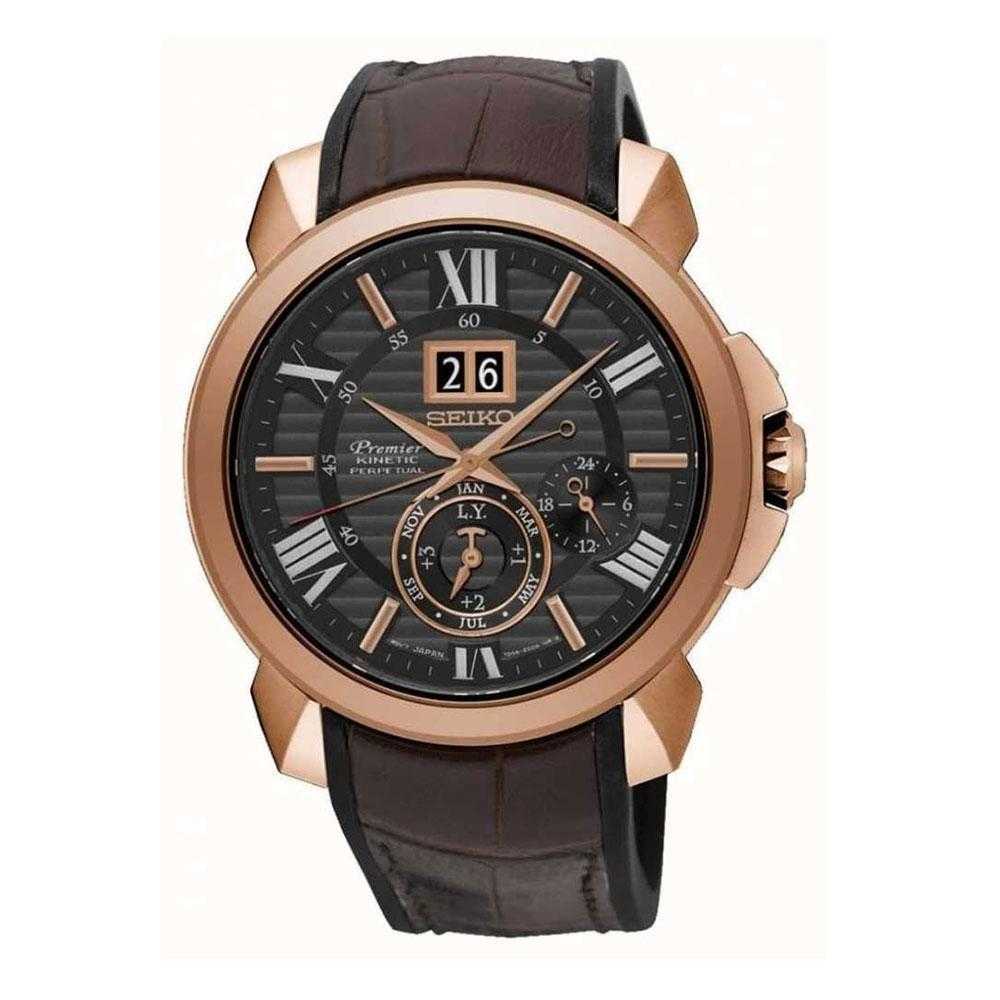 Seiko premier kinetic perpetual watch hotsell