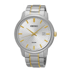 SEIKO GENERAL NEO CLASSIC SUR197P1 ANALOG STAINLESS STEEL MEN'S TWO TONE WATCH - H2 Hub Watches
