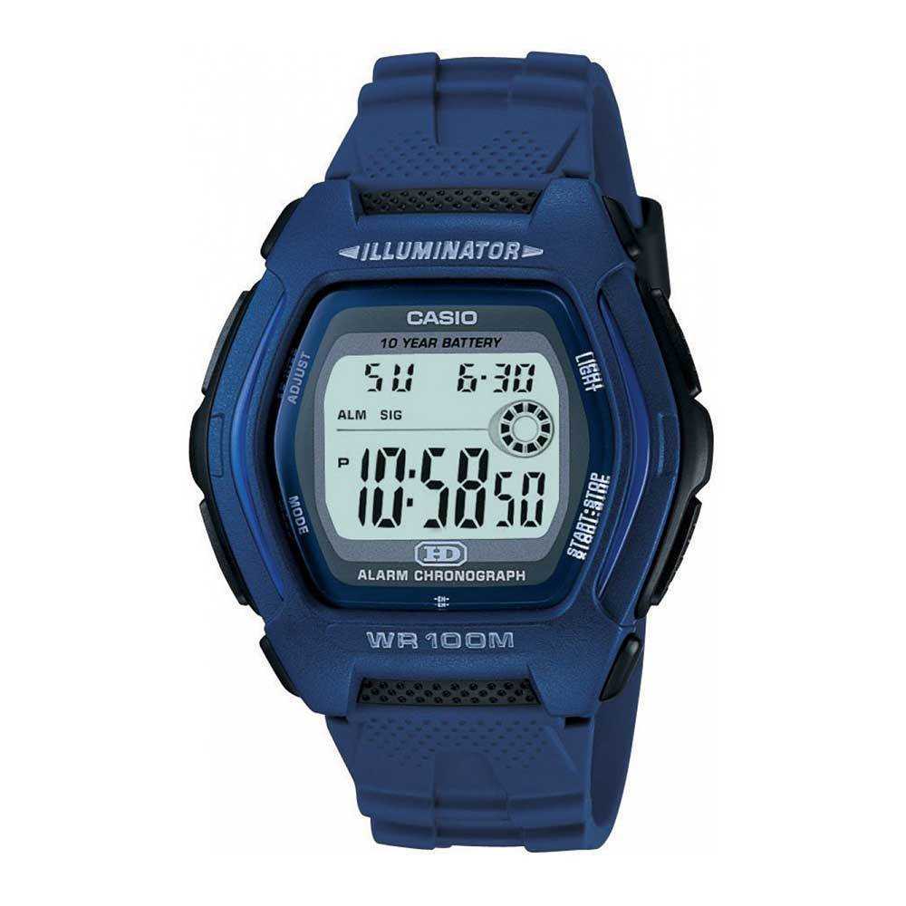 CASIO GENERAL HDD-600C-2AVDF DIGITAL QUARTZ BLUE RESIN MEN'S WATCH - H2 Hub Watches