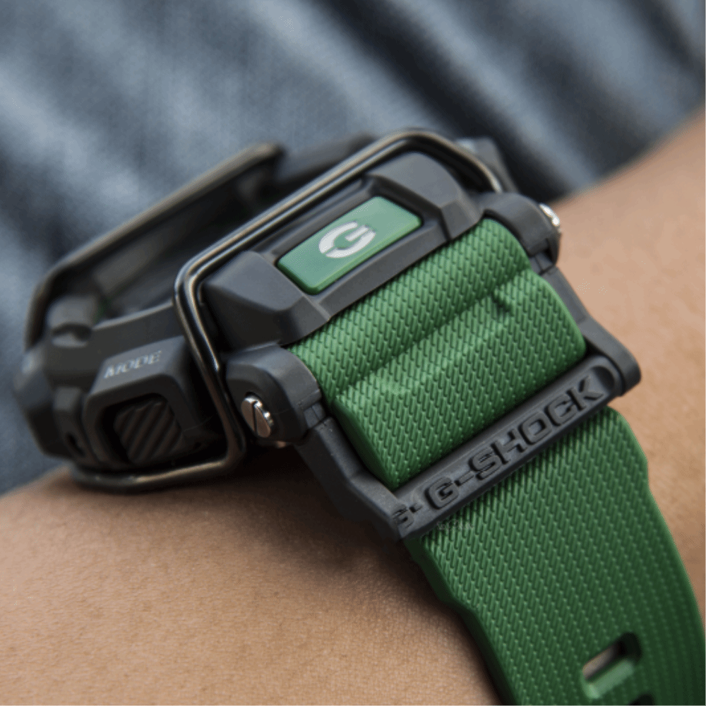 CASIO G-SHOCK GD-400-3DR DIGITAL QUARTZ GREY GREEN RESIN MEN'S WATCH - H2 Hub Watches