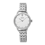 SEIKO GENERAL SUR697P1 ANALOG STAINLESS STEEL WOMEN'S SILVER WATCH - H2 Hub Watches