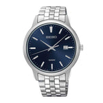 SEIKO GENERAL NEO CLASSIC SUR259P1 STAINLESS STEEL MEN'S SILVER WATCH - H2 Hub Watches