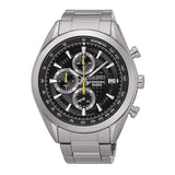 SEIKO GENERAL SSB175P1 CHRONOGRAPH STAINLESS STEEL MEN'S SILVER WATCH - H2 Hub Watches