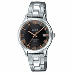 CASIO GENERAL LTP-E142D-1AVDF QUARTZ SILVER STAINLESS STEEL WOMEN'S WATCH - H2 Hub Watches