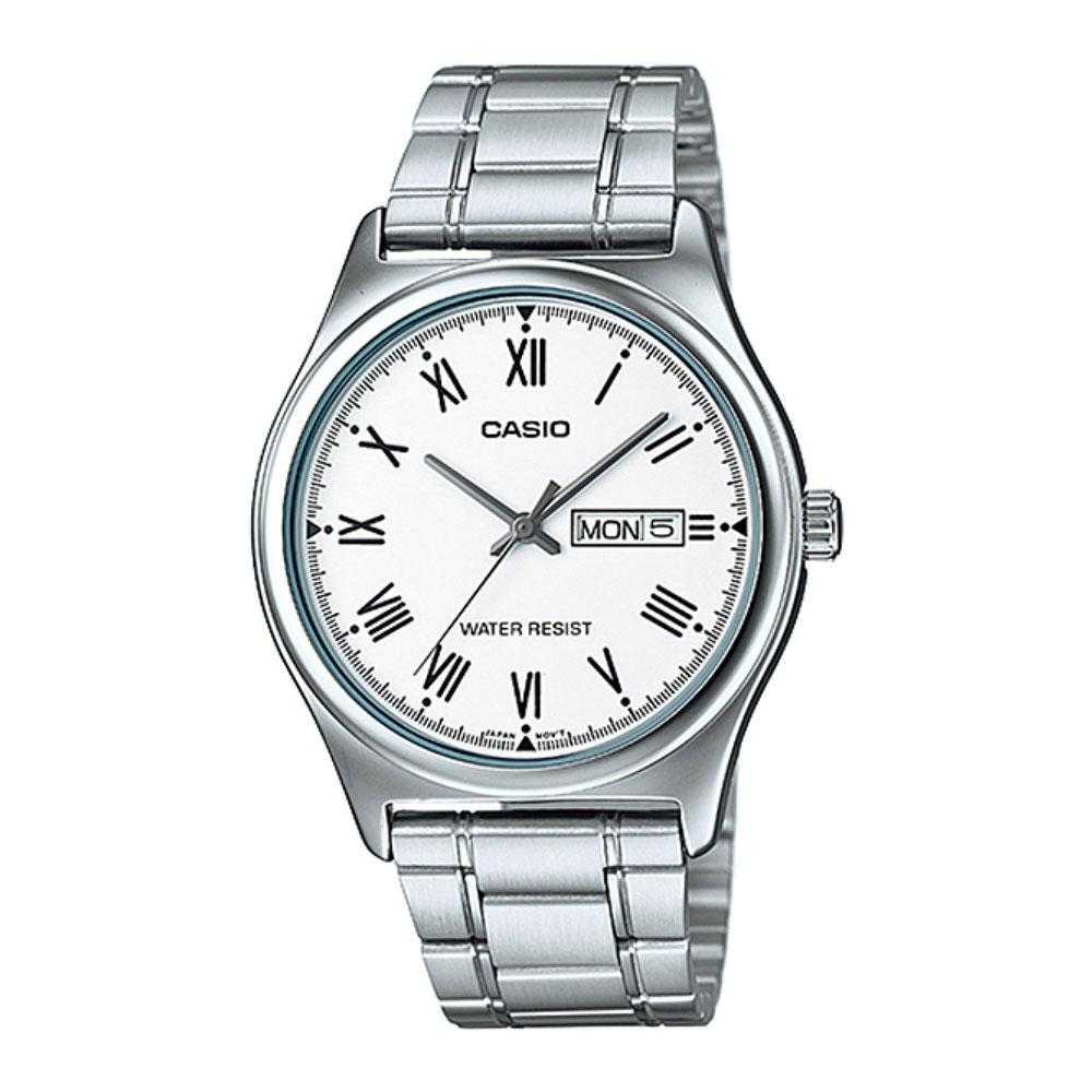 CASIO GENERAL MTP-V006D-7BUDF QUARTZ SILVER STAINLESS STEEL MEN'S WATCH - H2 Hub Watches