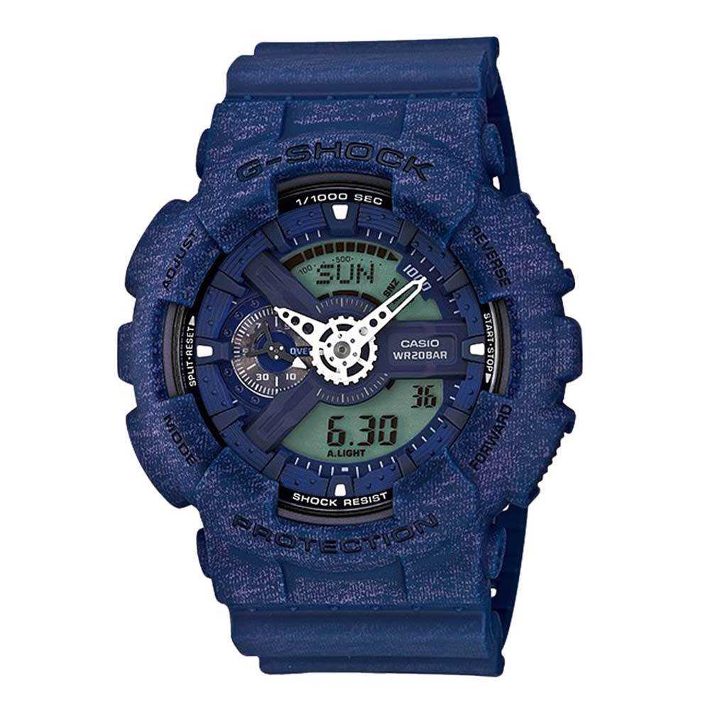 CASIO G-SHOCK GA-110HT-2ADR DIGITAL QUARTZ BLUE RESIN MEN'S WATCH - H2 Hub Watches