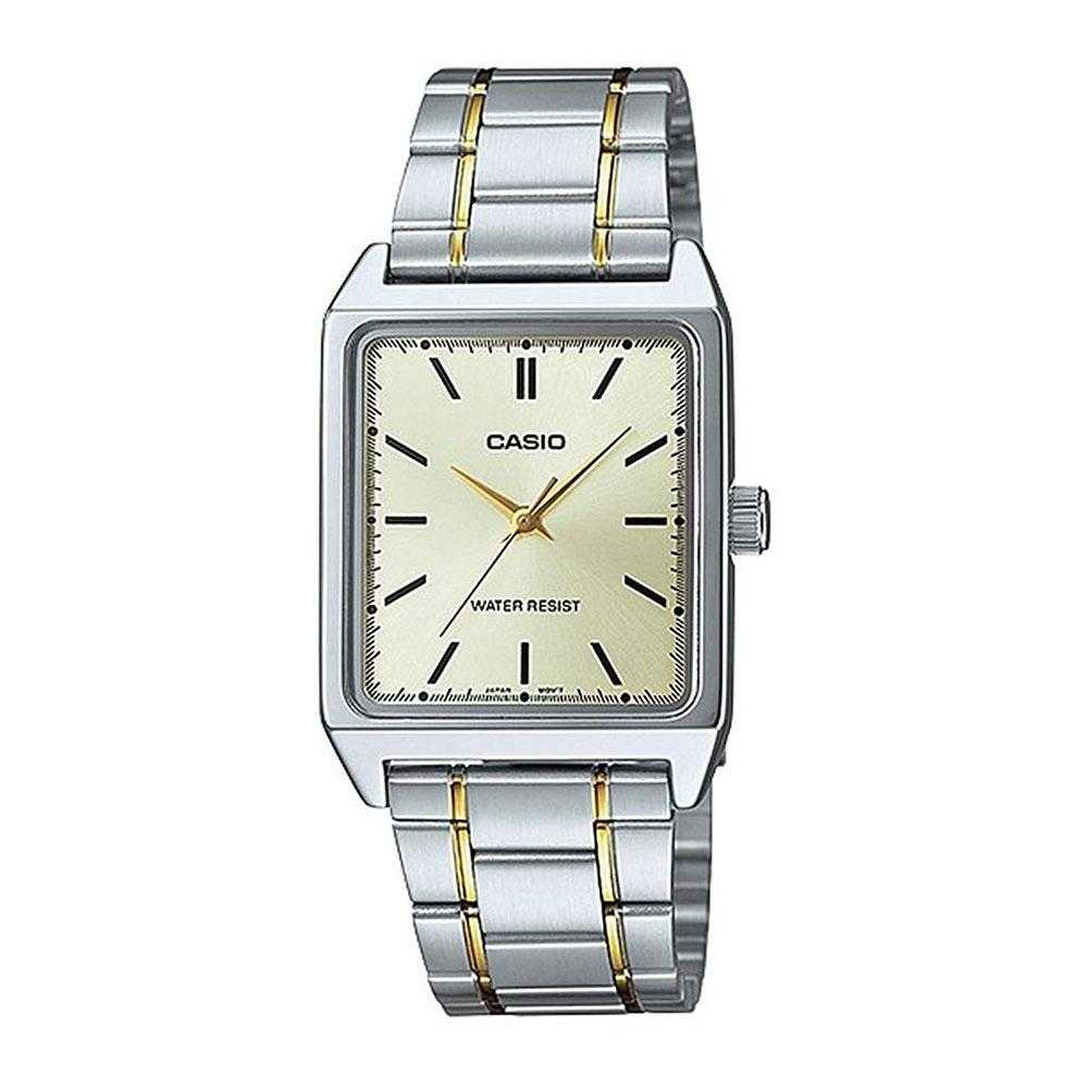 CASIO GENERAL MTP-V007SG-9EUDF QUARTZ TWO TONE STAINLESS STEEL MEN'S WATCH - H2 Hub Watches