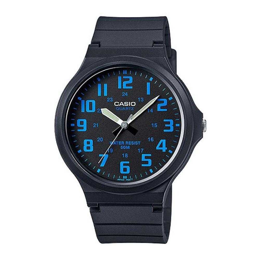 CASIO GENERAL MW-240-2BVDF QUARTZ BLACK RESIN MEN'S WATCH - H2 Hub Watches