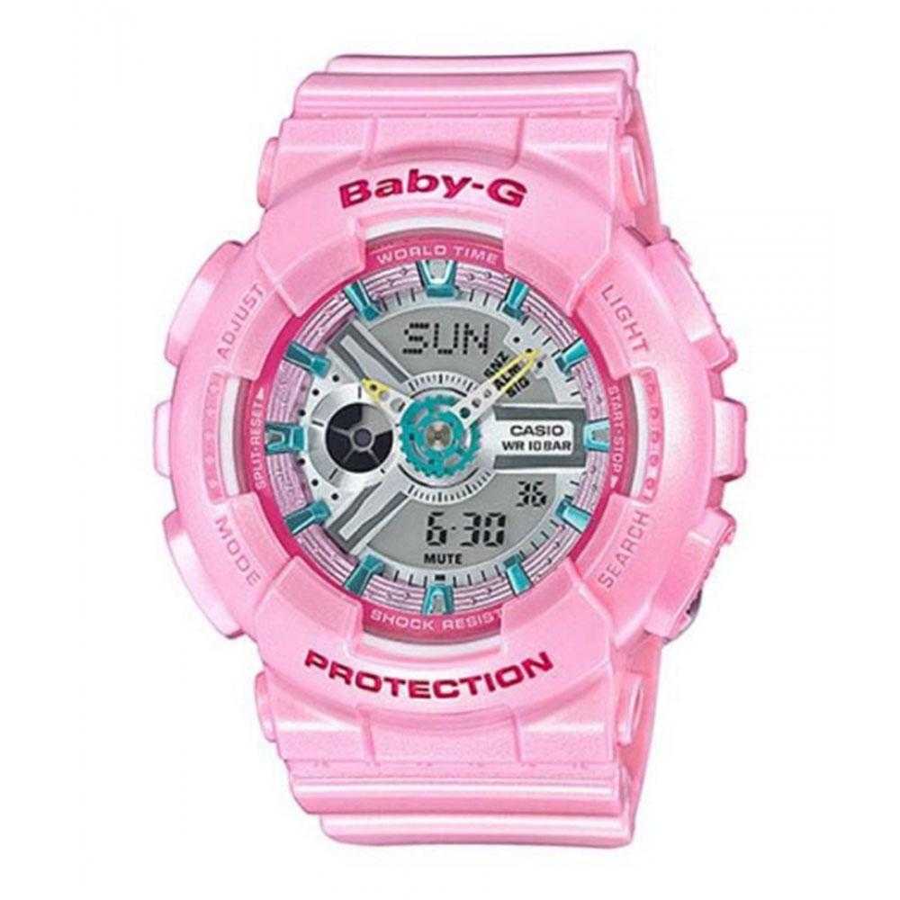 CASIO BABY-G BA-110CA-4ADR DIGITAL QUARTZ PINK RESIN WOMEN'S WATCH - H2 Hub Watches