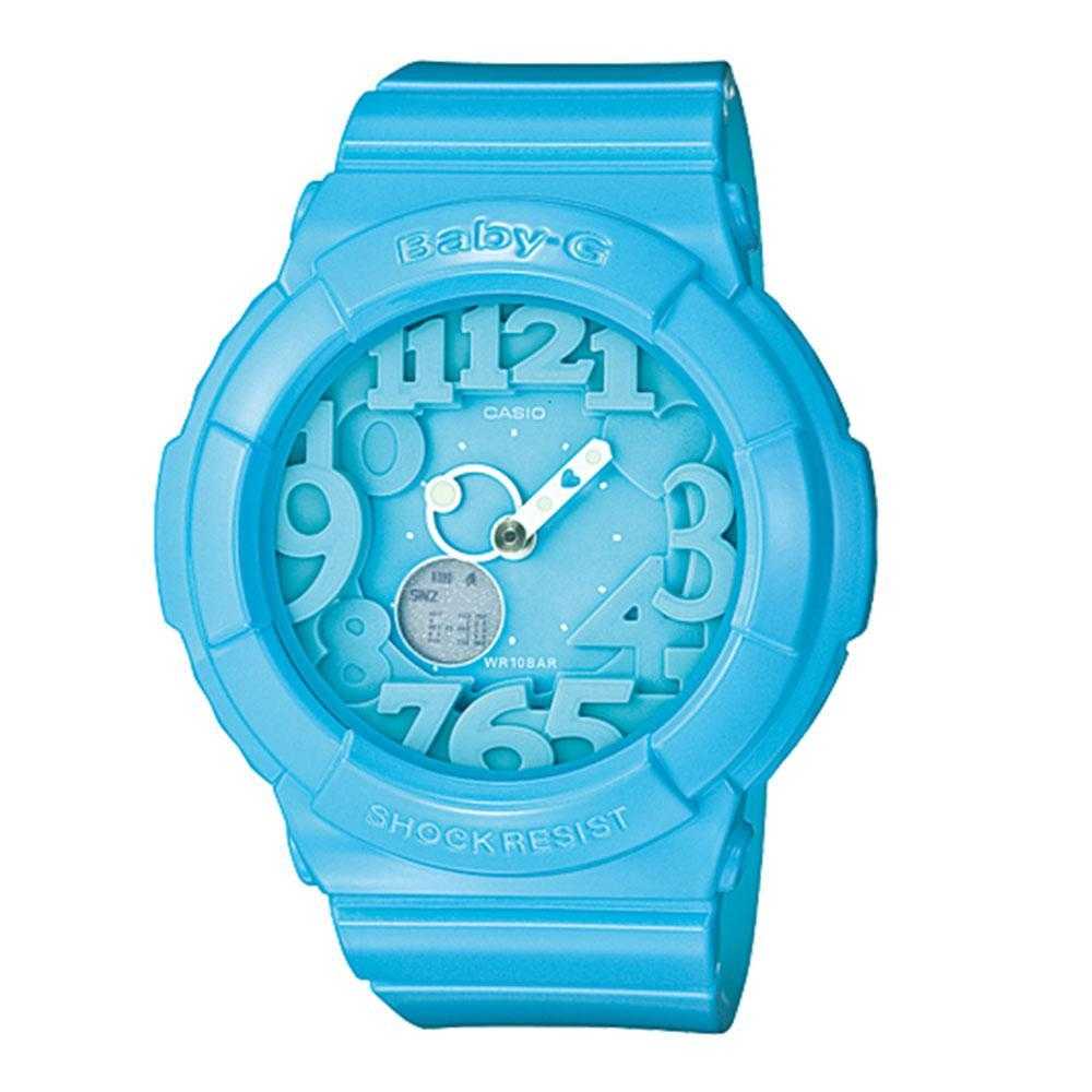 CASIO BABY-G BGA-130-2BDR DIGITAL QUARTZ BLUE RESIN WOMEN'S WATCH - H2 Hub Watches