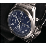 SEIKO GENERAL SSB267P1 CHRONOGRAPH STAINLESS STEEL MEN'S SILVER WATCH - H2 Hub Watches
