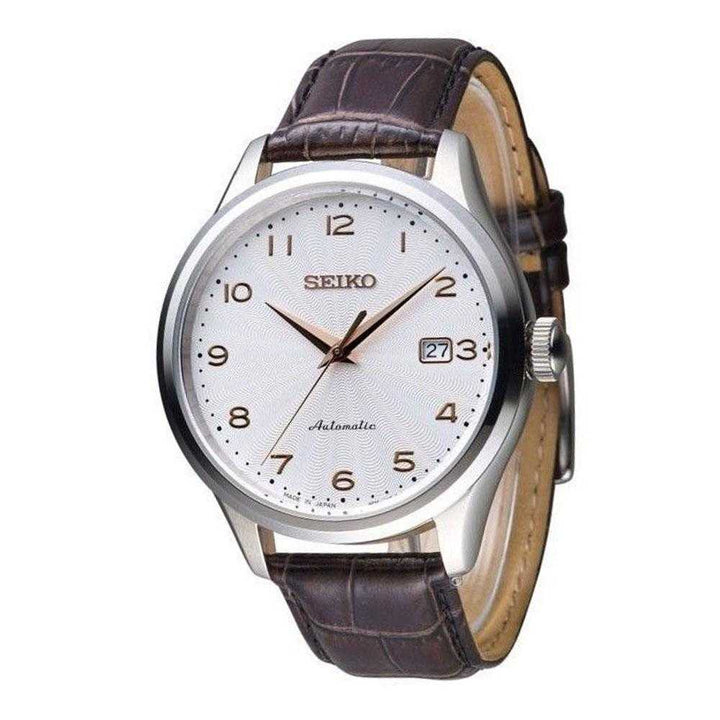 SEIKO GENERAL SRP705K1 AUTOMATIC MEN'S BROWN LEATHER STRAP WATCH - H2 Hub Watches
