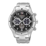 SEIKO GENERAL SRW037P1 CHRONOGRAPH STAINLESS STEEL MEN'S SILVER WATCH - H2 Hub Watches