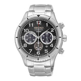 SEIKO GENERAL SRW037P1 CHRONOGRAPH STAINLESS STEEL MEN'S SILVER WATCH - H2 Hub Watches