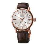 SEIKO PRESAGE SSA346J1 AUTOMATIC MEN'S BROWN LEATHER STRAP WATCH - H2 Hub Watches