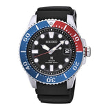 SEIKO PROSPEX SOLAR SNE439P1 MEN'S BLACK RUBBER STRAP WATCH - H2 Hub Watches
