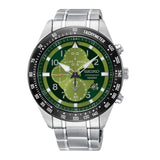 SEIKO GENERAL SNDH37P1 CHRONOGRAPH STAINLESS STEEL MEN'S SILVER WATCH - H2 Hub Watches