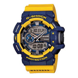 CASIO G-SHOCK GA-400-9BDR DIGITAL QUARTZ YELLOW BLUE RESIN UNISEX'S WATCH - H2 Hub Watches