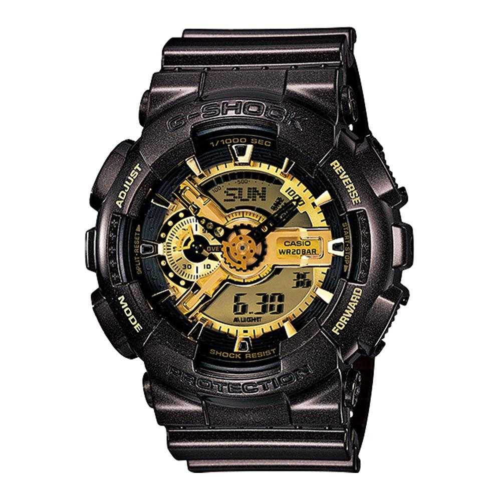 CASIO G-SHOCK GA-110BR-5ADR DIGITAL QUARTZ BLACK RESIN MEN'S WATCH - H2 Hub Watches