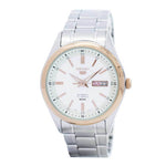 SEIKO 5 SNKN90K AUTOMATIC STAINLESS STEEL MEN'S TWO TONE WATCH - H2 Hub Watches
