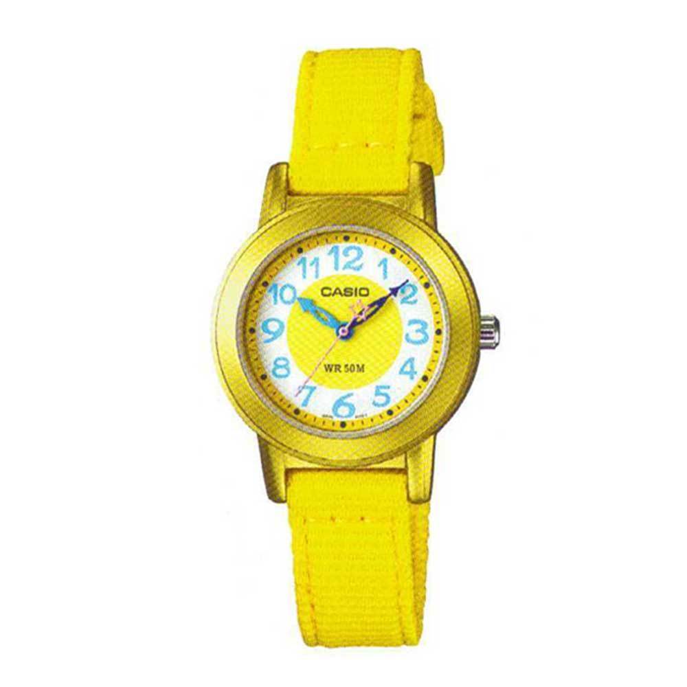 CASIO GENERAL LTR-17B-9BVDF QUARTZ YELLOW STAINLESS STEEL NYLON STRAP UNISEX'S WATCH - H2 Hub Watches