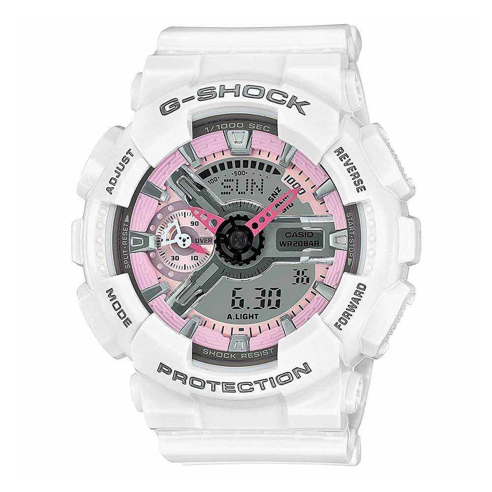 CASIO G-SHOCK GMA-S110MP-7ACR DIGITAL QUARTZ WHITE RESIN UNISEX'S WATCH - H2 Hub Watches