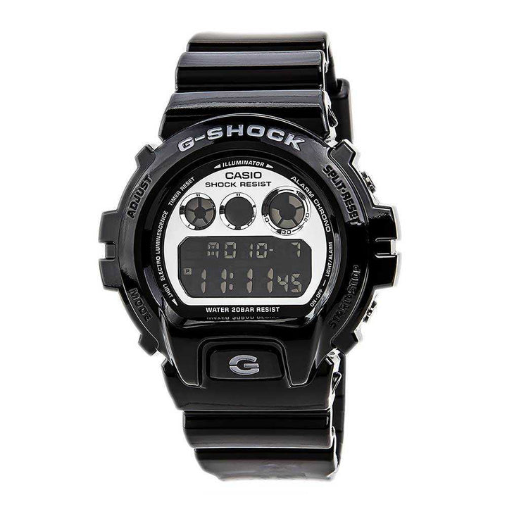 CASIO G-SHOCK DW-6900NB-1DR DIGITAL QUARTZ BLACK RESIN MEN'S WATCH - H2 Hub Watches