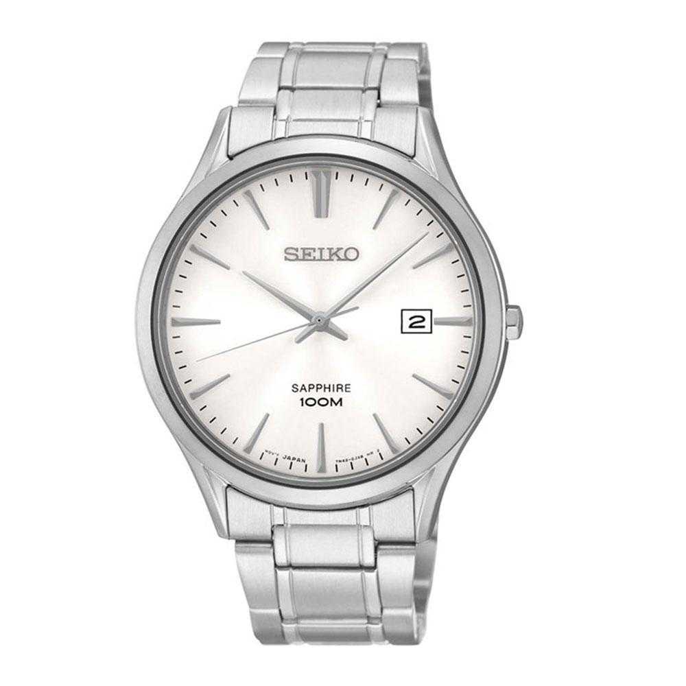 SEIKO GENERAL CLASSIC SGEG93P1 ANALOG STAINLESS STEEL MEN'S SILVER WATCH - H2 Hub Watches