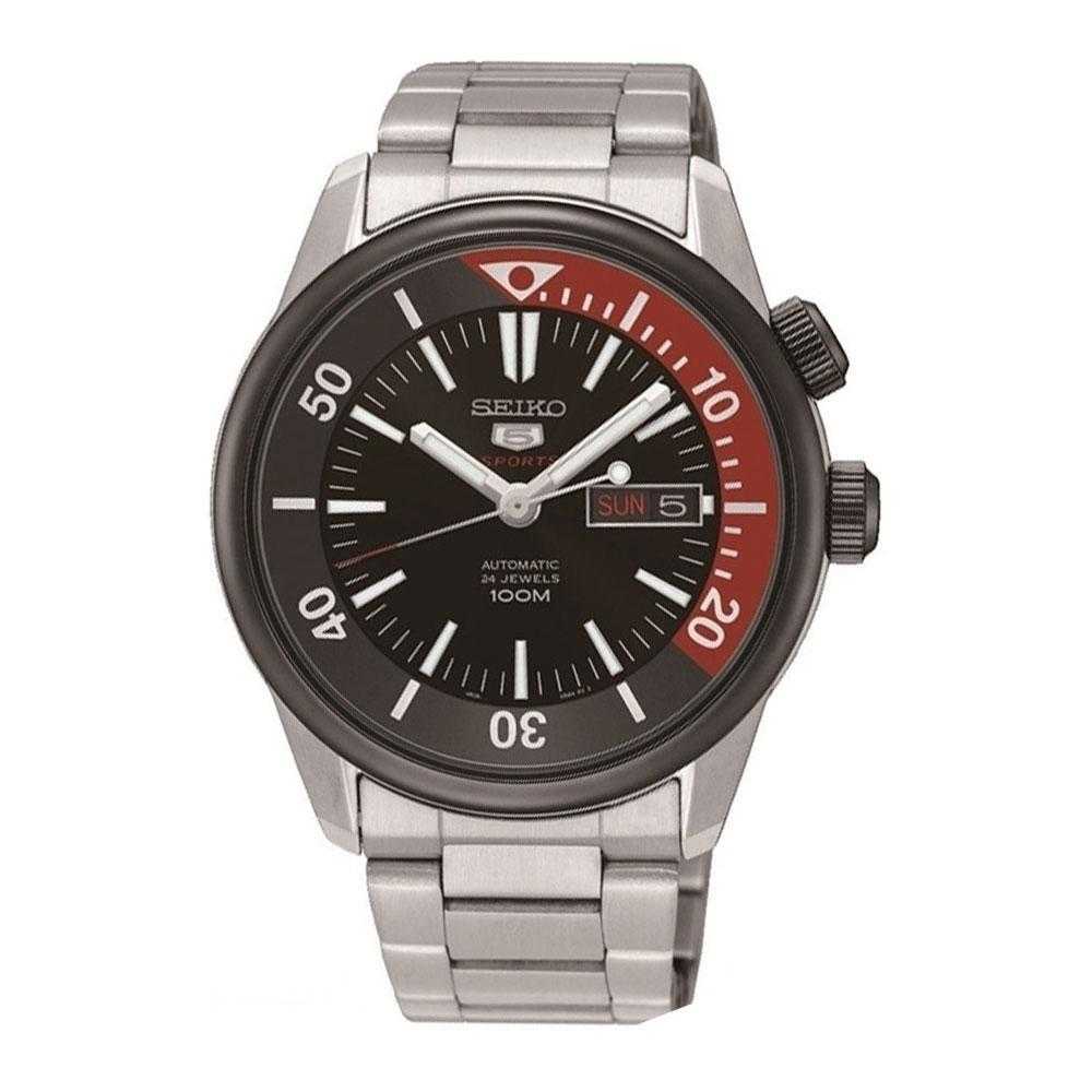 SEIKO 5 SPORTS SRPB29K1 AUTOMATIC STAINLESS STEEL MEN'S SILVER WATCH - H2 Hub Watches