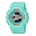 CASIO BABY-G BA-110CH-3ADR DIGITAL QUARTZ BLUE RESIN WOMEN'S WATCH - H2 Hub Watches