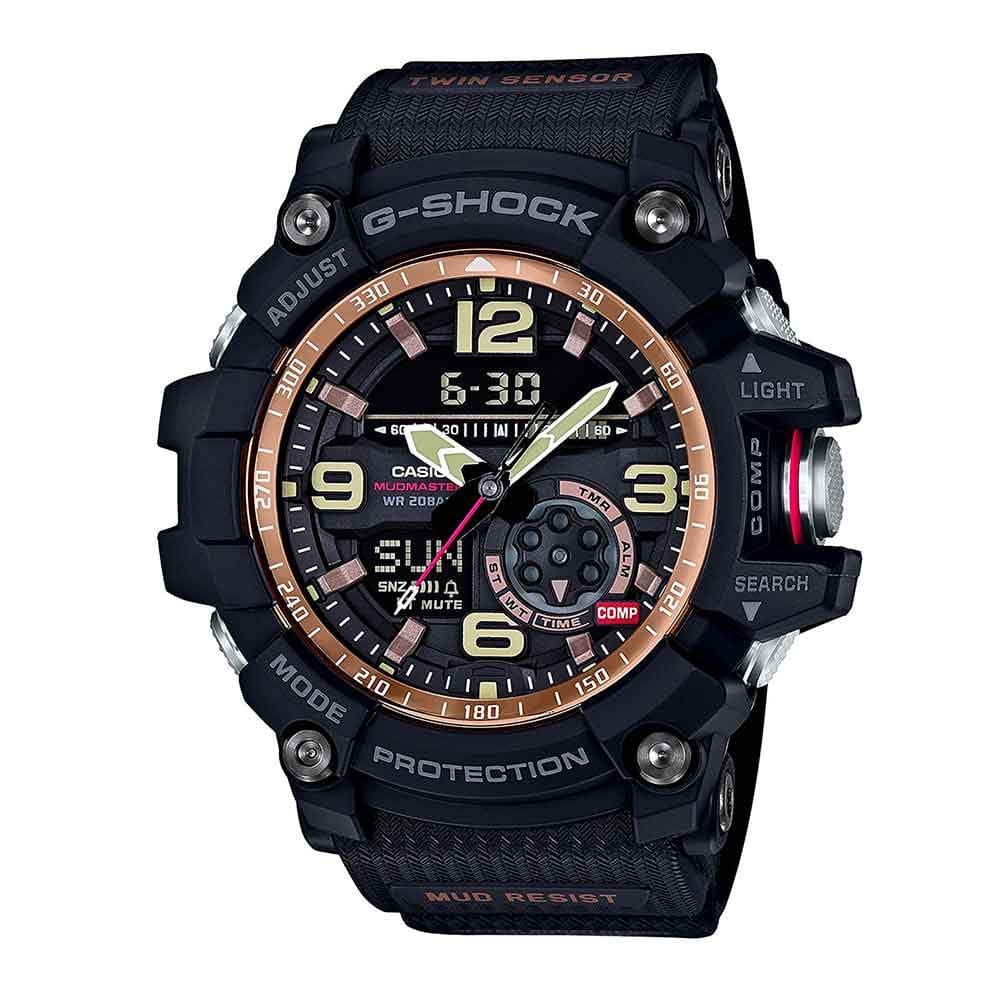 CASIO G-SHOCK GG-1000RG-1ADR MUDMASTER DIGITAL QUARTZ BLACK RESIN MEN'S WATCH - H2 Hub Watches