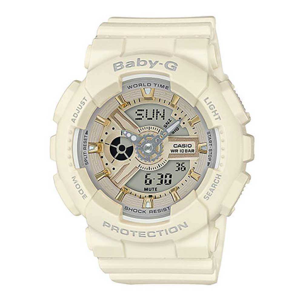 CASIO BABY-G DIGITAL QUARTZ ECRU RESIN BA-110GA-7A2DR WOMEN'S WATCH - H2 Hub Watches