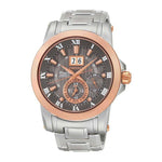 SEIKO PREMIER KINETIC PERPETUAL SNP114P1 STAINLESS STEEL MEN'S TWO TONE WATCH - H2 Hub Watches