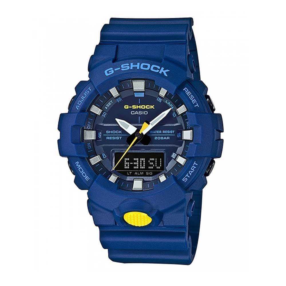 CASIO G-SHOCK GA-800SC-2ADR DIGITAL QUARTZ BLUE RESIN MEN'S WATCH - H2 Hub Watches