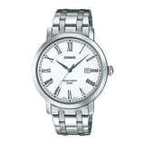 CASIO GENERAL MTP-E149D-7BVDF QUARTZ SILVER STAINLESS STEEL MEN'S WATCH - H2 Hub Watches