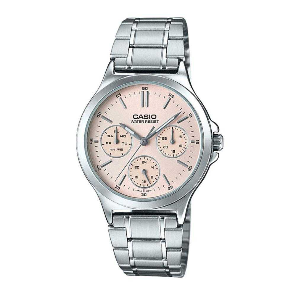 CASIO GENERAL LTP-V300D-4AUDF QUARTZ SILVER STAINLESS STEEL WOMEN'S WATCH - H2 Hub Watches