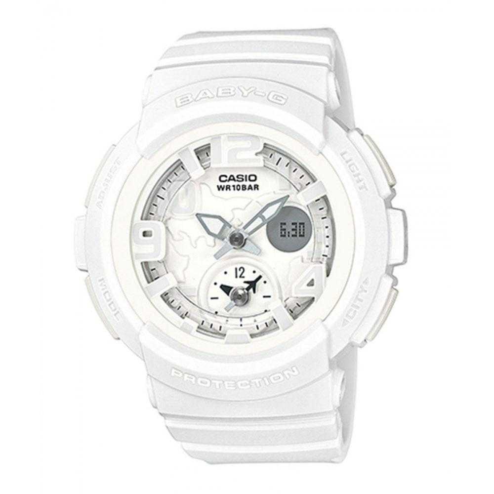 CASIO BABY-G BGA-190BC-7BDR DIGITAL QUARTZ WHITE RESIN WOMEN'S WATCH - H2 Hub Watches