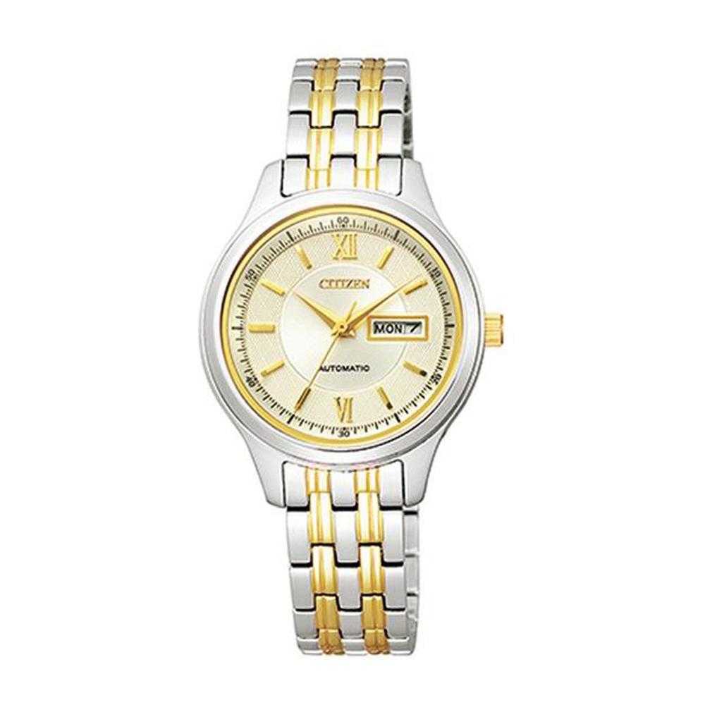 CITIZEN PD7156-58PB AUTOMATIC TWO TONE STAINLESS STEEL WOMEN'S WATCH - H2 Hub Watches
