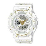CASIO BABY-G BA-110ST-7ADR DIGITAL QUARTZ WHITE RESIN WOMEN'S WATCH - H2 Hub Watches