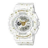 CASIO BABY-G BA-110ST-7ADR DIGITAL QUARTZ WHITE RESIN WOMEN'S WATCH - H2 Hub Watches