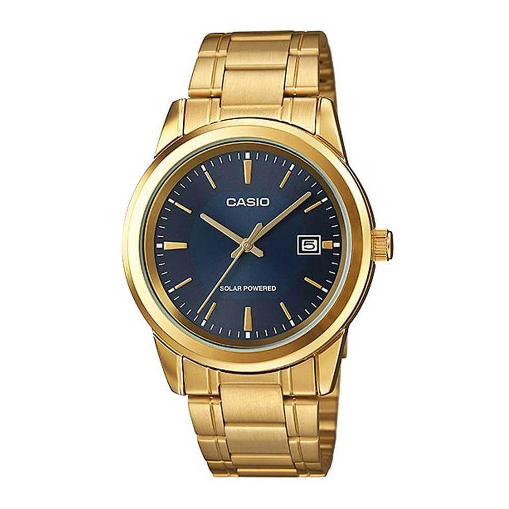 CASIO GENERAL MTP-VS01G-2ADF SOLAR QUARTZ GOLD STAINLESS STEEL MEN'S WATCH - H2 Hub Watches