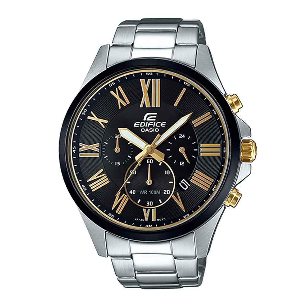 CASIO EDIFICE EFV-500DB-1AVUDF CHRONOGRAPH SILVER STAINLESS STEEL MEN'S WATCH - H2 Hub Watches