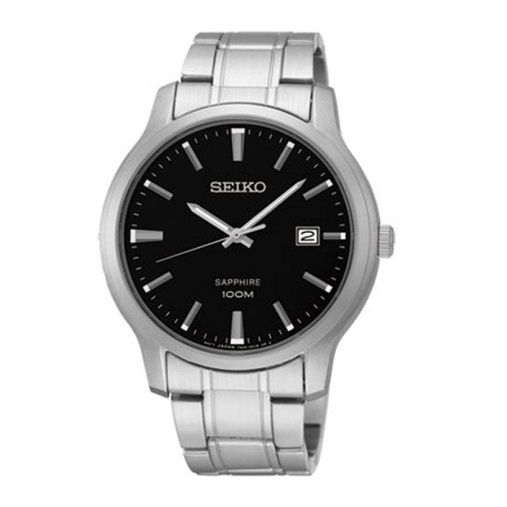 SEIKO GENERAL NEO CLASSIC SGEH41P1 ANALOG STAINLESS STEEL MEN'S SILVER WATCH - H2 Hub Watches