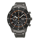 SEIKO GENERAL SNDF41P1 CHRONOGRAPH STAINLESS STEEL MEN'S BLACK WATCH - H2 Hub Watches