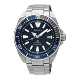 SEIKO PROSPEX DIVER SRPB49K1 AUTOMATIC SAMURAI BLUE STAINLESS STEEL MEN'S SILVER WATCH - H2 Hub Watches