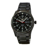 SEIKO 5 SPORTS SNZG17K1 AUTOMATIC STAINLESS STEEL MEN'S BLACK WATCH - H2 Hub Watches